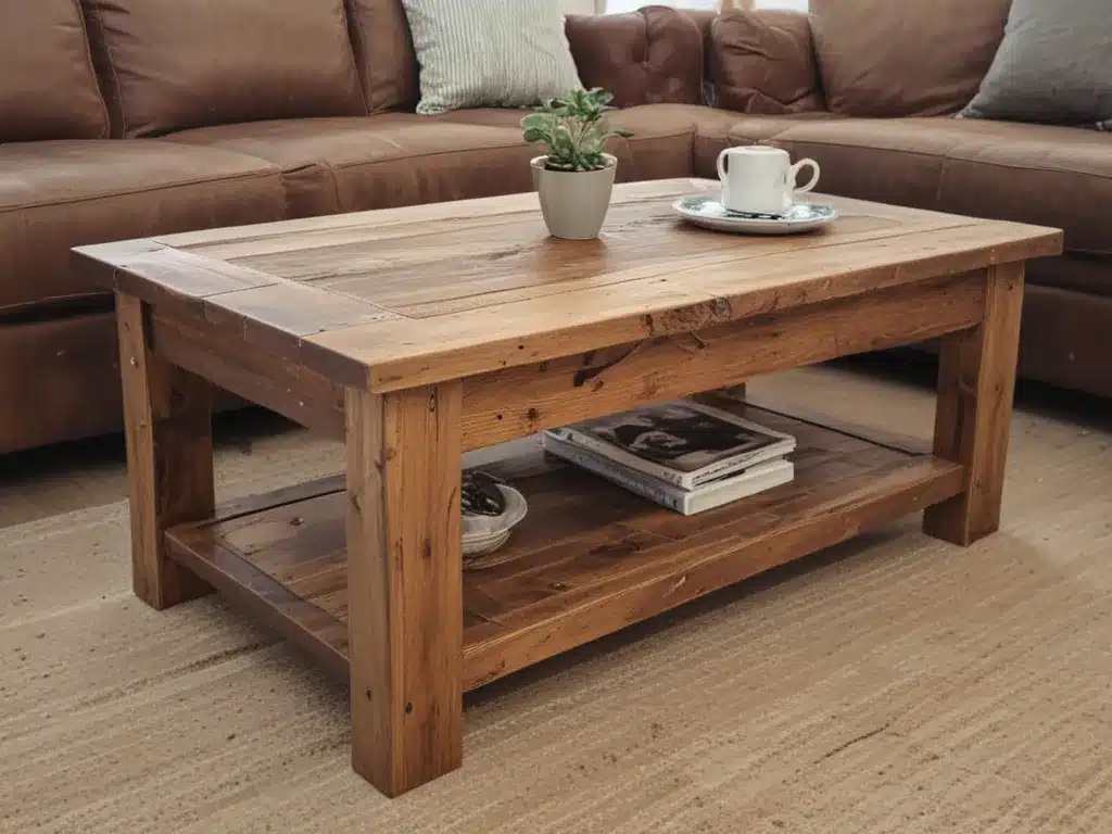 Build Your Own Rustic Coffee Table From Reclaimed Wood