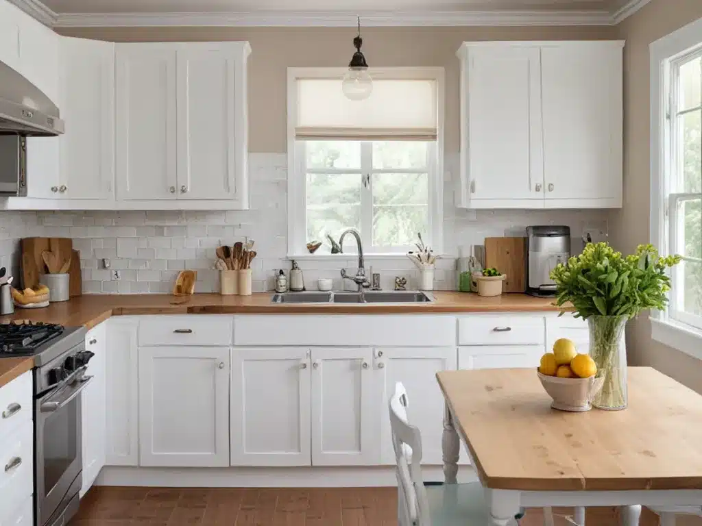 Revamp a cramped kitchen on a budget