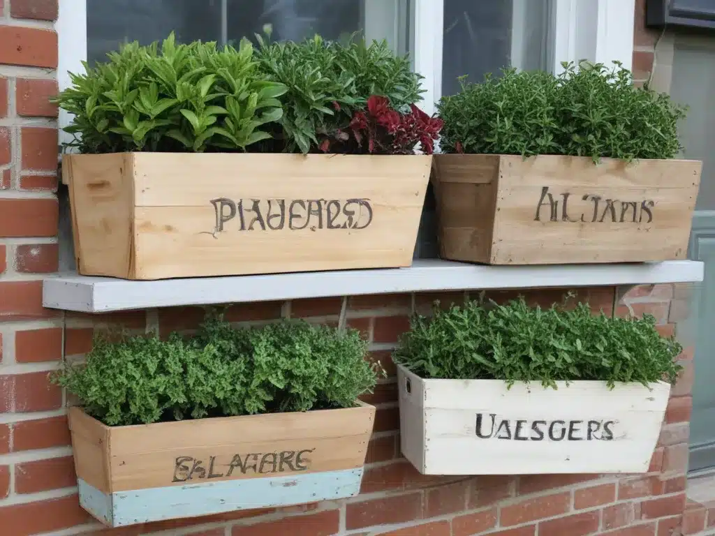 Add Charm With DIY Planters From Salvaged Items