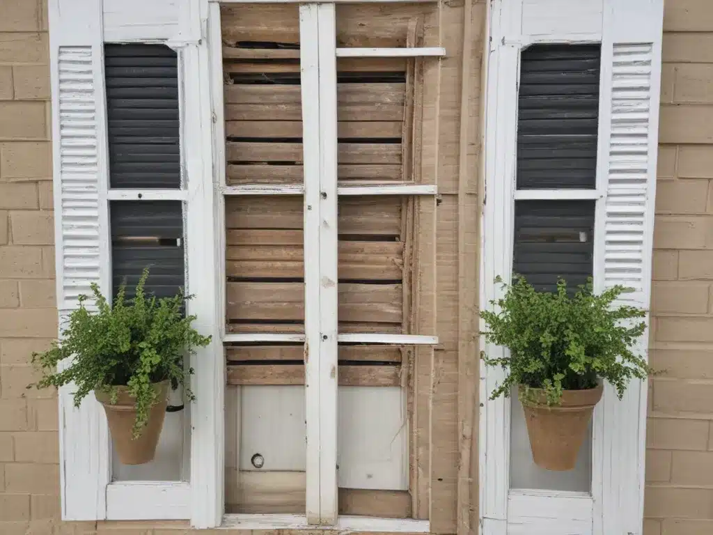 Add Farmhouse Charm with Repurposed Shutters