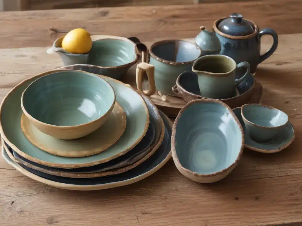 Add Timeless Appeal with Handcrafted Pottery Dinnerware