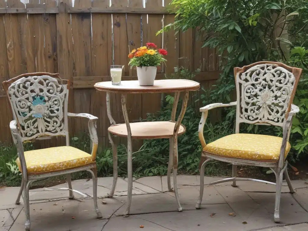 Amazing Ways To Upcycle Old Furniture For Your Patio