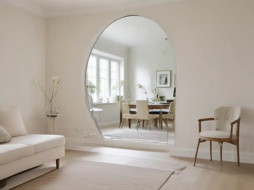 Brighten Windowless Rooms With Mirrors and Light Colors