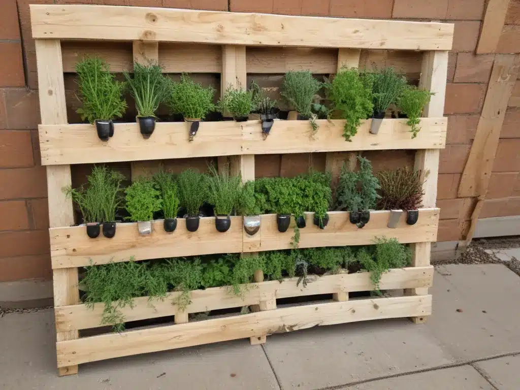 Build a Pallet Herb Garden for Fresh Seasonings