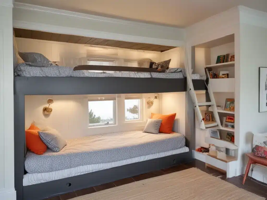 Built-In Bunk Beds for Kids Rooms