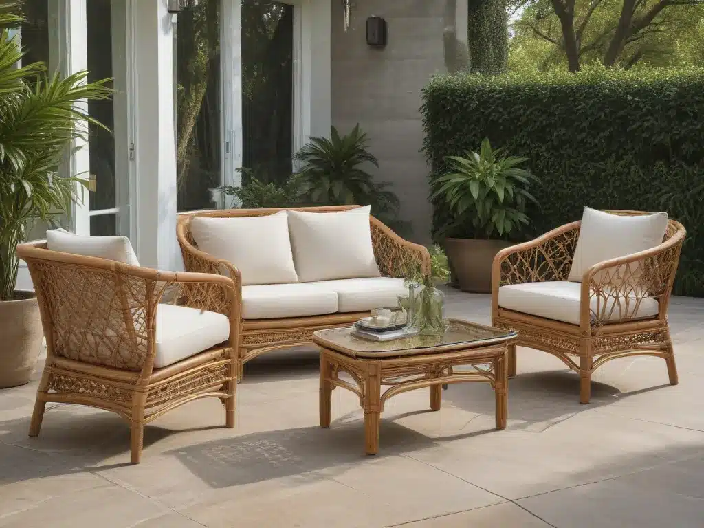 Cane and Rattan for Casual Elegance