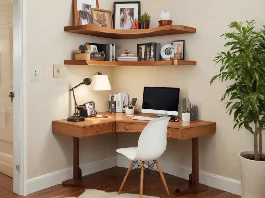 Carve Out a Home Office in a Corner