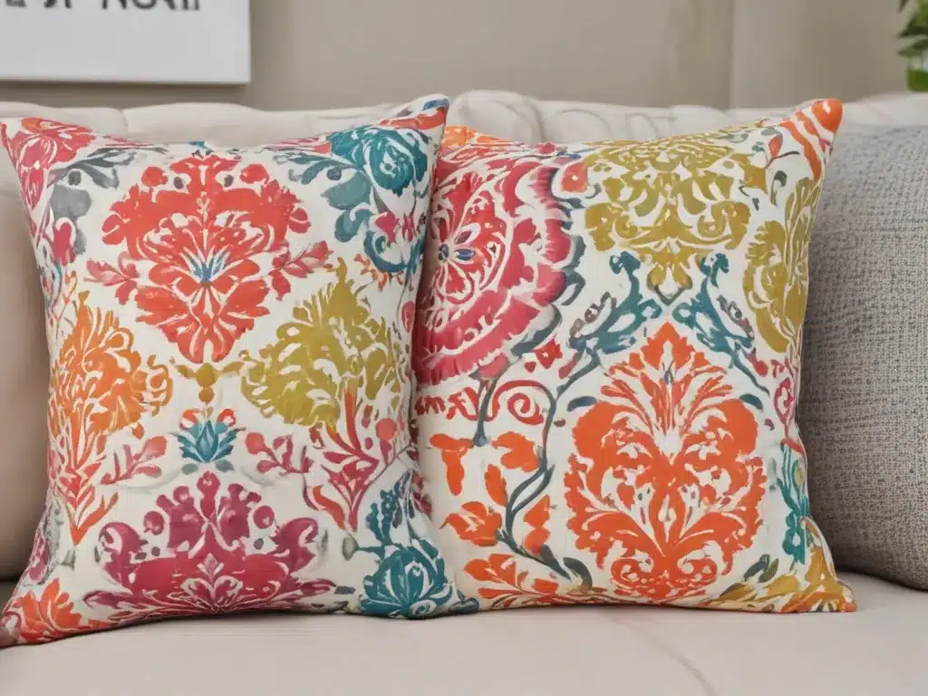 Change Up Your Space With Colorful Pillows