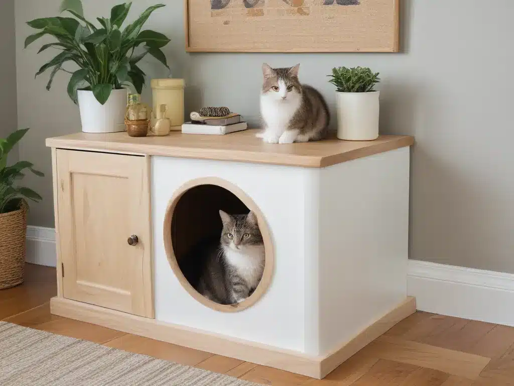 Clever Ideas for Concealing Litter Boxes