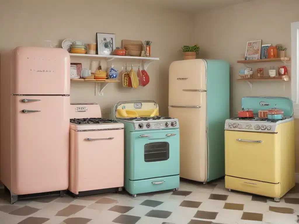 Colorful Appliances Add Retro Flair