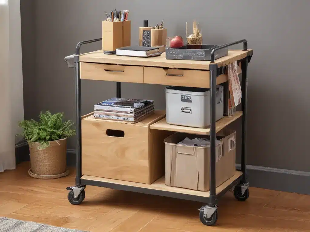 Conquer Clutter with Rolling Storage Cart Solutions