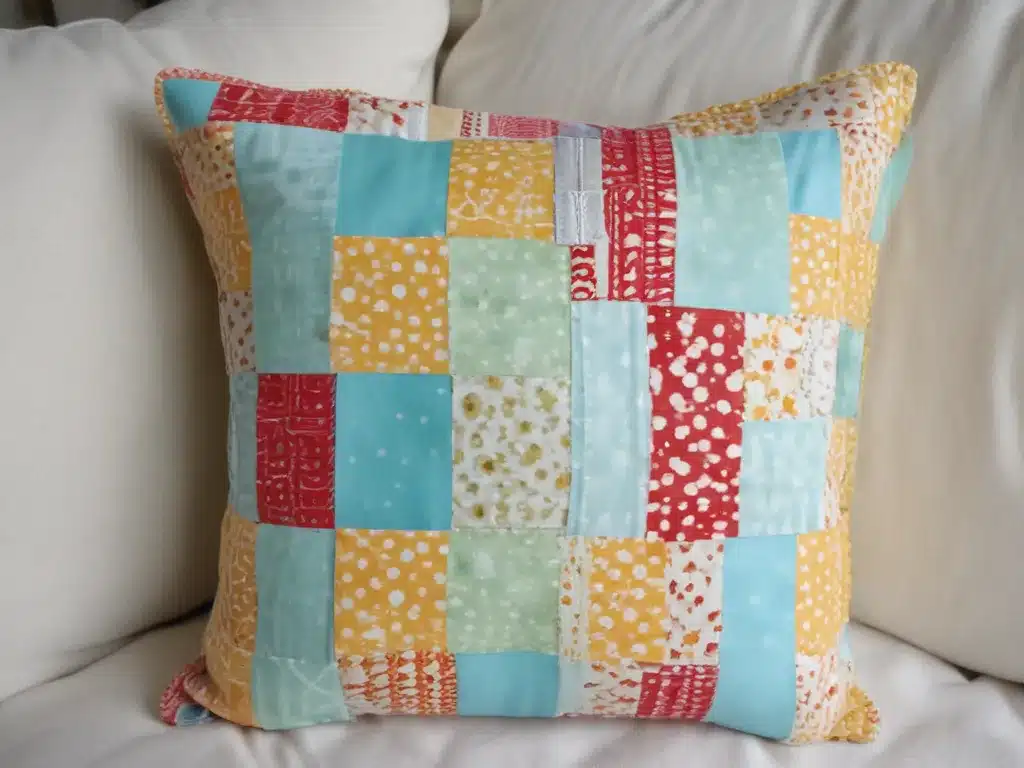 Craft Charming Accent Pillows From Fabric Scraps
