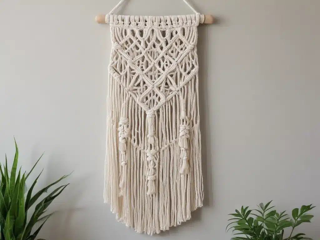 Craft a Stylish Macrame Wall Hanging for Your Entryway