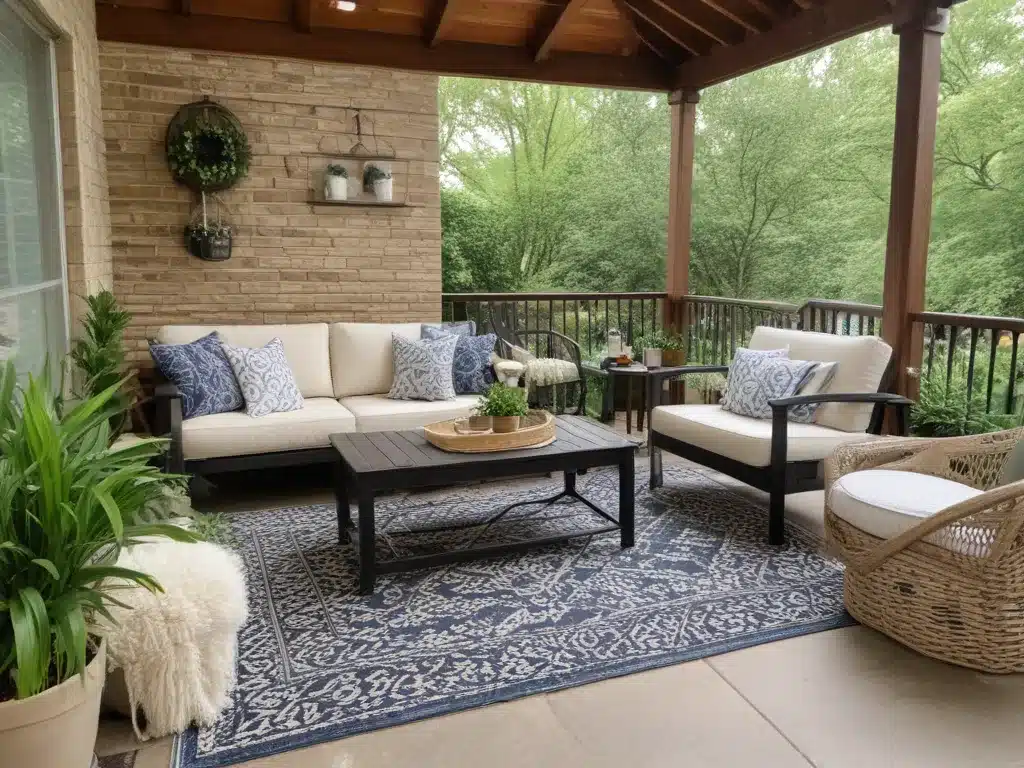Create A Cozy Outdoor Living Space On A Budget