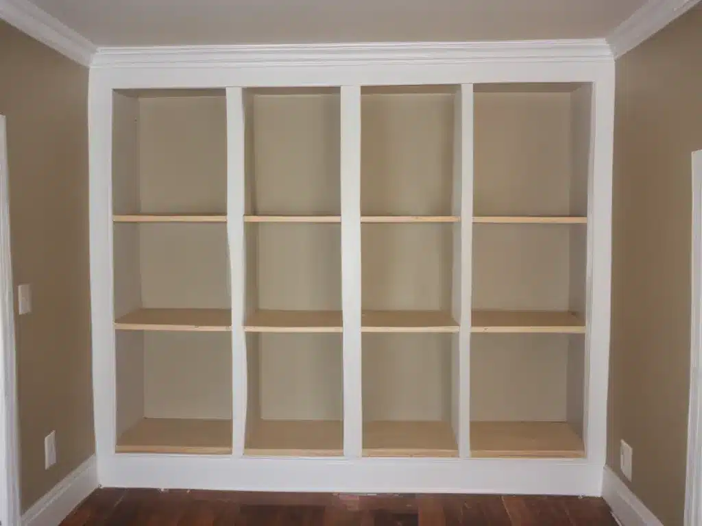 Create Built-In Shelving on a Budget for Added Storage