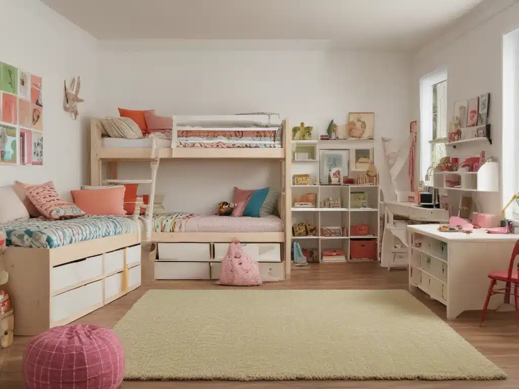 Create Kid-Friendly Organized Spaces Within Shared Rooms