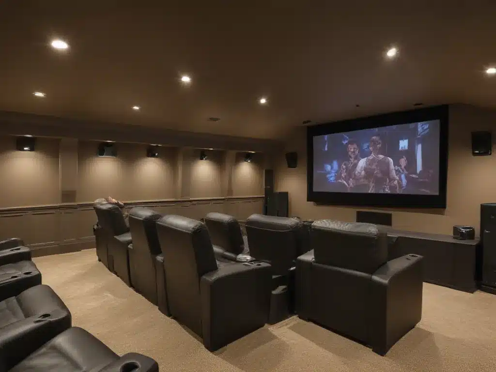 Create a Home Theater in an Unused Attic or Basement