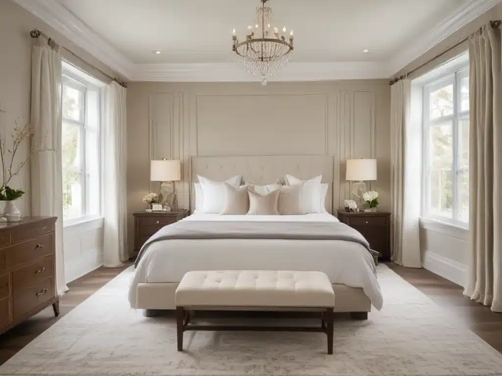 Create a Luxe Look In a Modest Master Suite