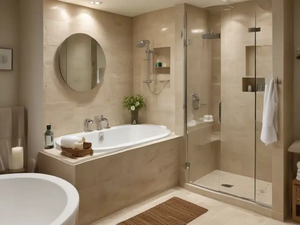 Create a Spa Bathroom Feel in a Small Space