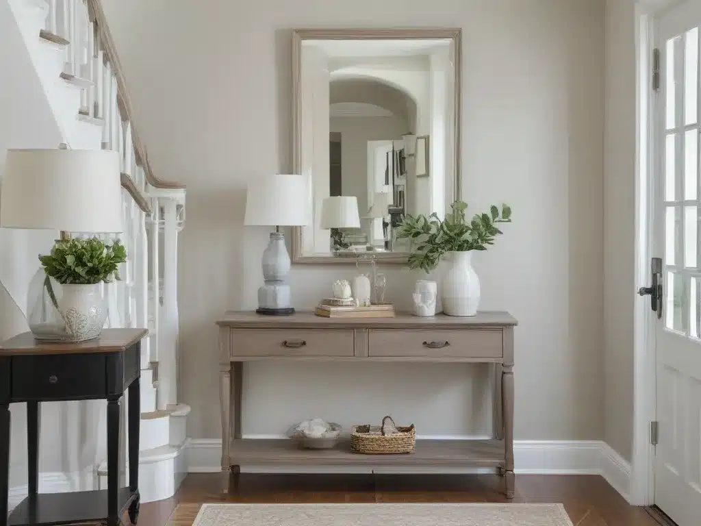 Create an Inviting Entryway in a Small Foyer