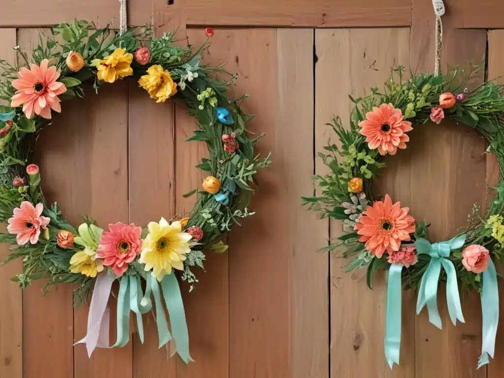 DIY Spring Wreaths, Centerpieces and More