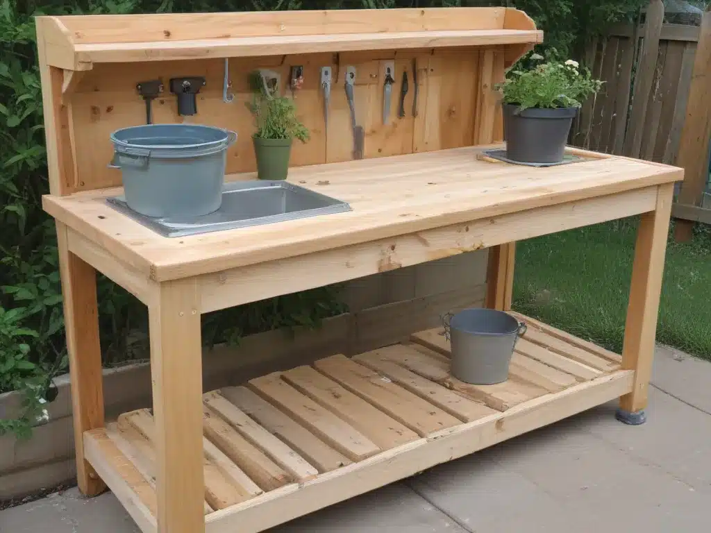 Design And Build A Custom Potting Bench On The Cheap