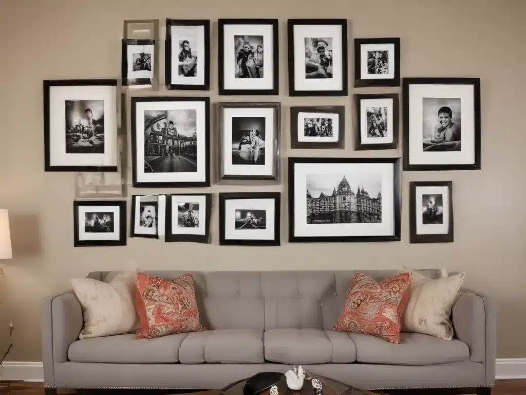 Design a Photo Gallery Accent Wall with Framed Prints