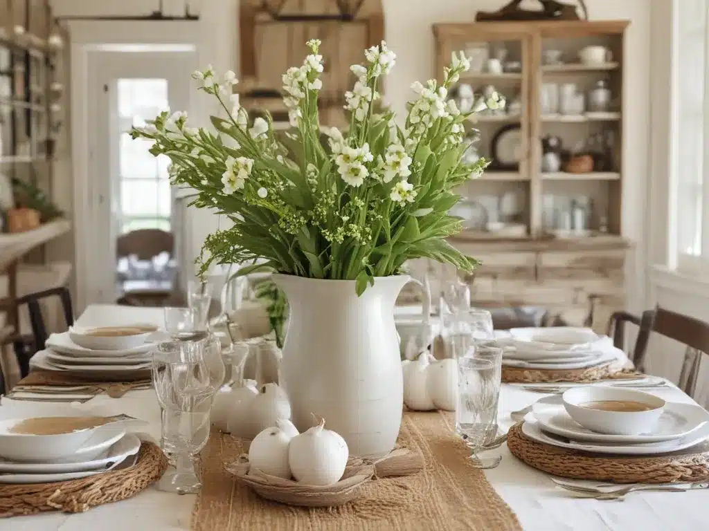 Farmhouse Chic for Spring Decorating