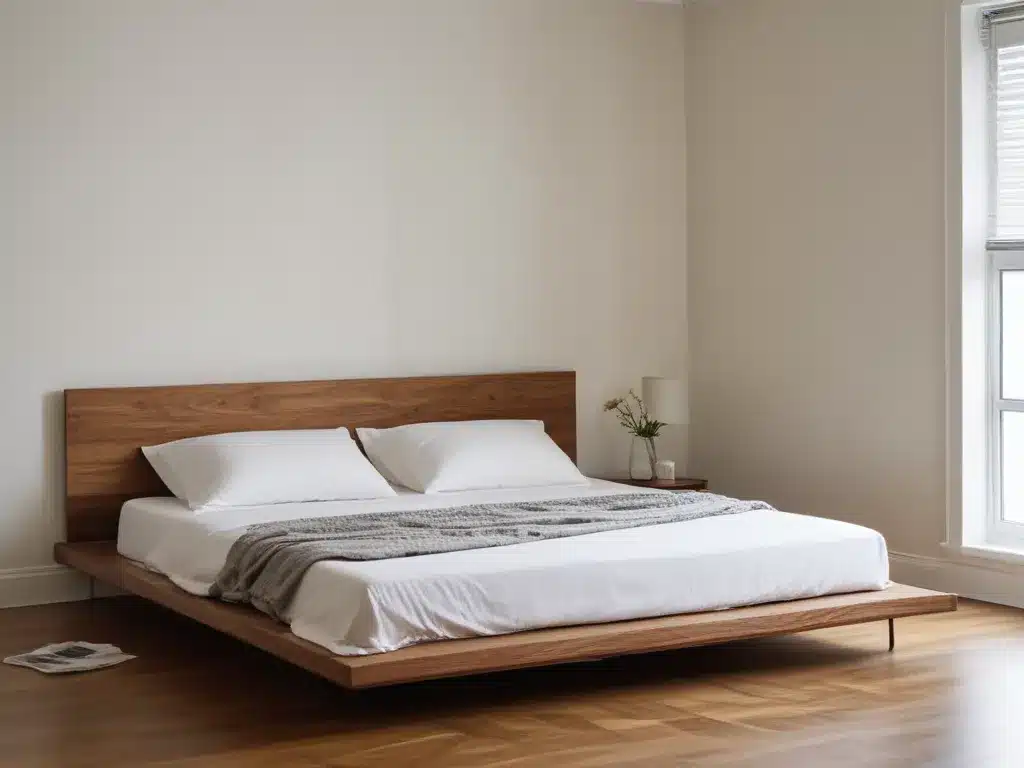 Float Your Bed for a Room with Limited Floor Space
