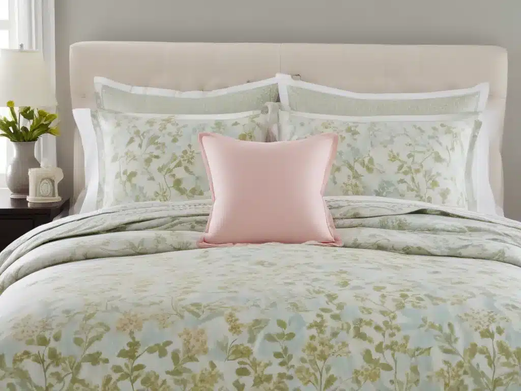 Freshen Up for Spring with New Bedding and Pillows