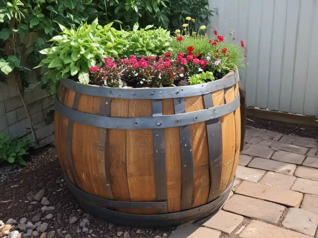 Fun And Creative Uses For Old Wine Barrels In Your Garden