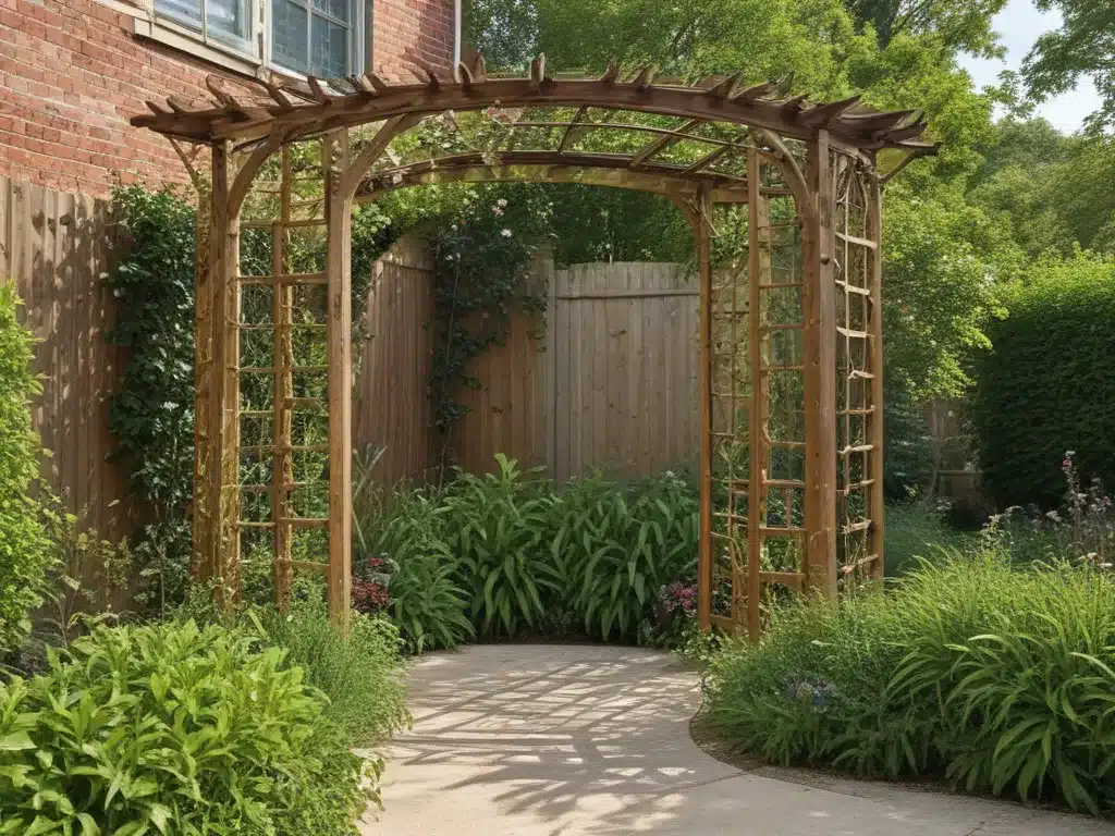 Garden Trellises and Arbors: Stylish Support for Climbing Plants