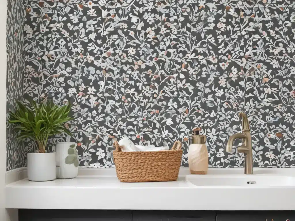 Get a Custom Look With Removable Wallpaper