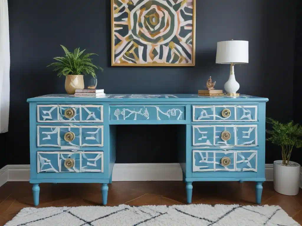 Give Furniture A Bold Graphic Update With Paint