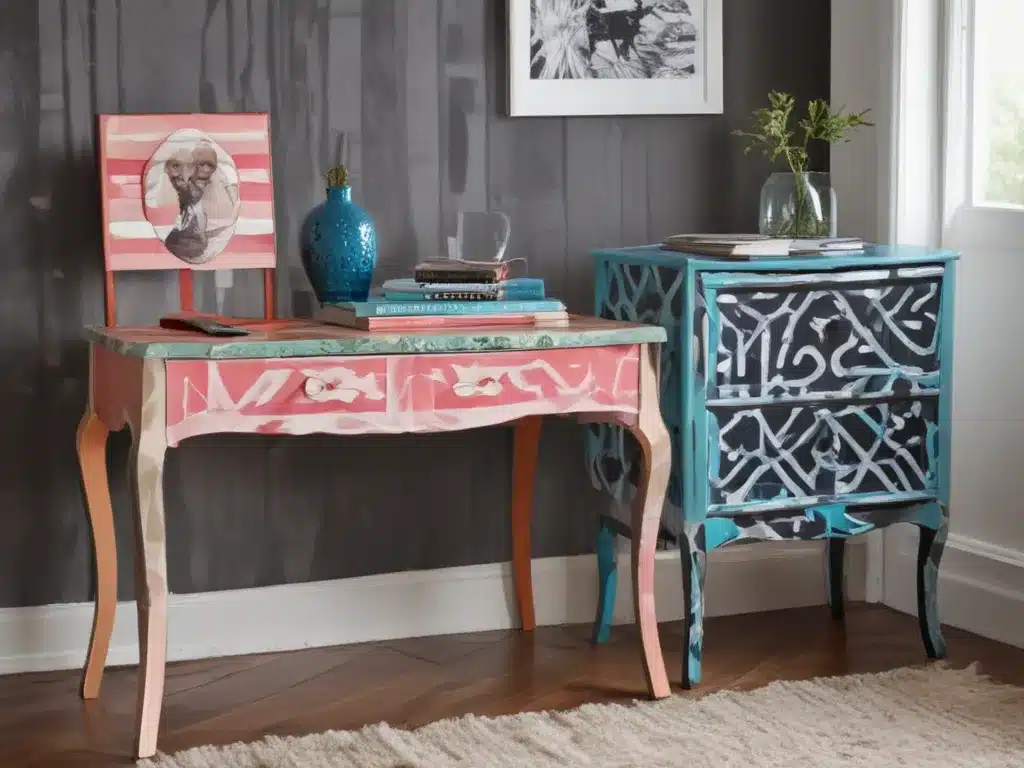 Give Furniture a Bold Graphic Paint Makeover