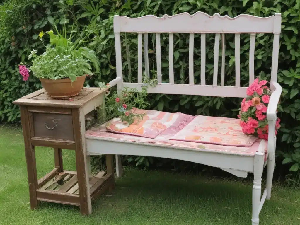 Give New Life to Old Furniture by Repurposing it for the Garden