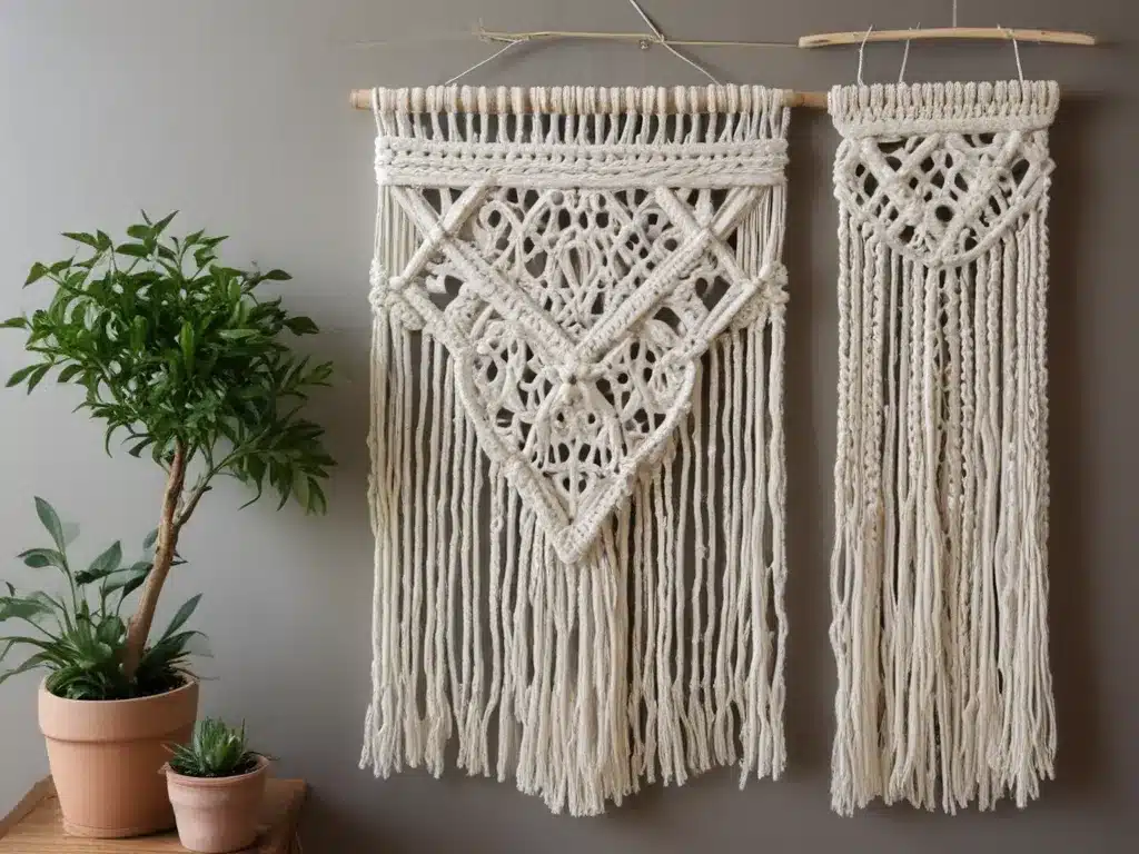 Give Your Space a Pick-Me-Up With Trendy Macrame Wall Hangings