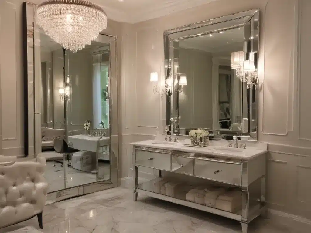 Glamorous Mirrors and Lighting