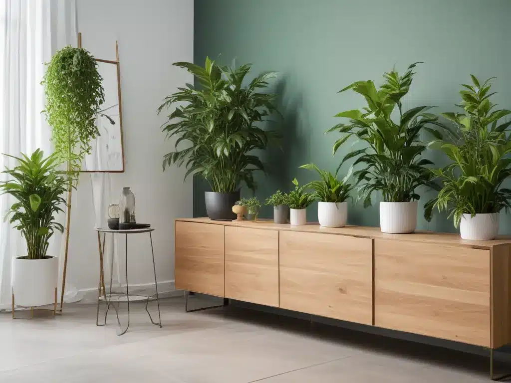 Go Modern With Clean Lines, Minimalist Styles and Green Plants