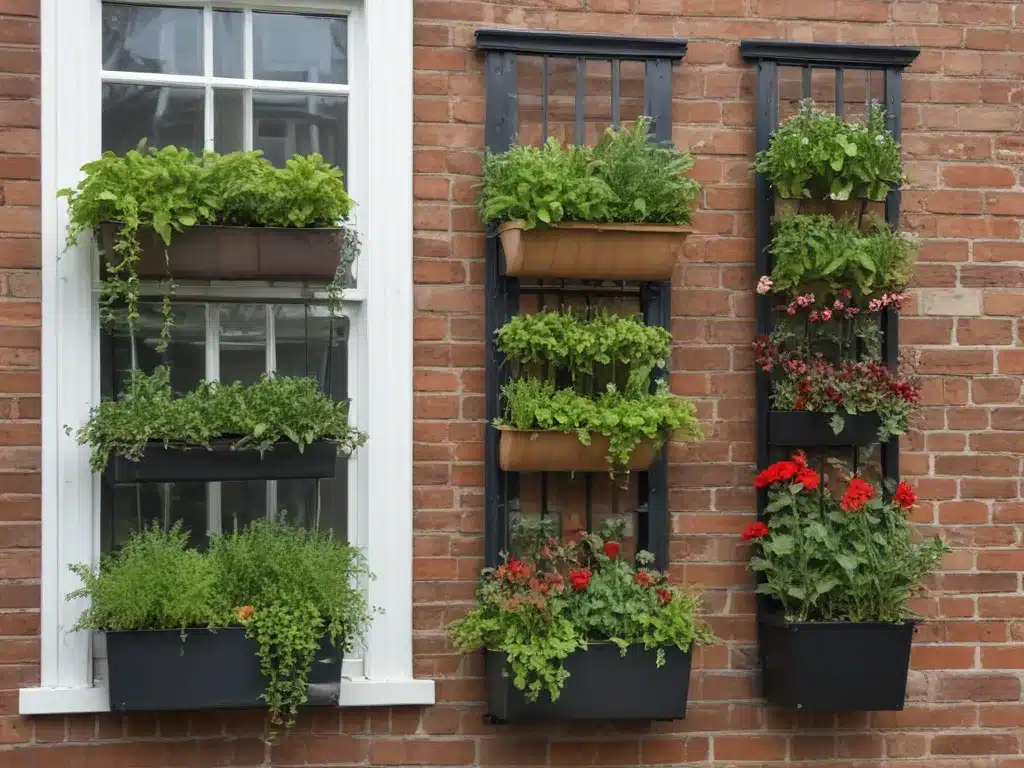 Grow An Urban Garden With Vertical And Window Box Solutions