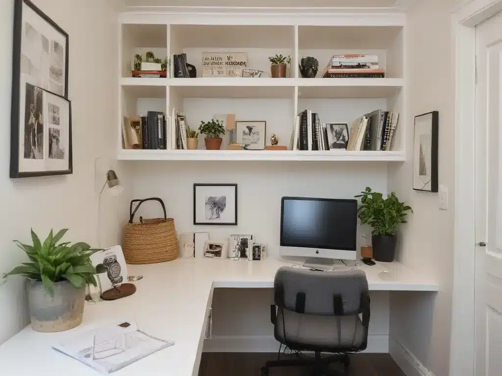 Hack An Unused Nook Into a Home Office