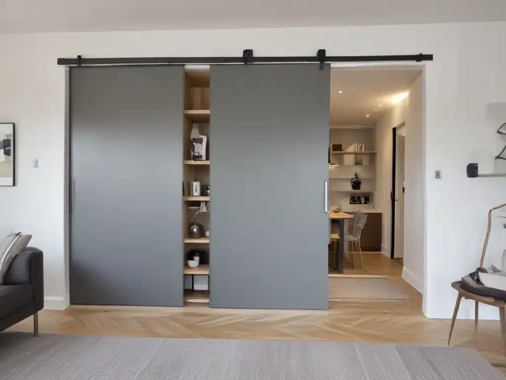 Hide Clutter with Sliding and Pocket Doors