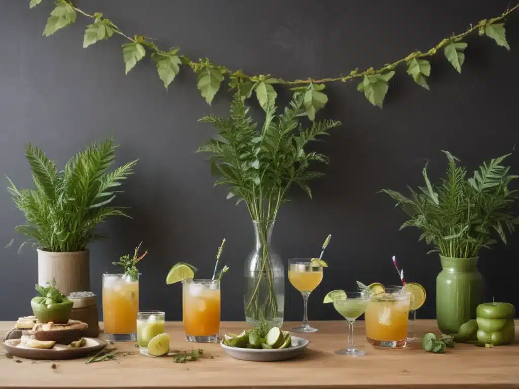 Hosting an Earth-Friendly Cocktail Party with Sustainable Decor