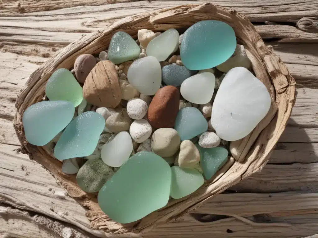 Incorporate Found Objects From Nature Like Sea Glass and Driftwood