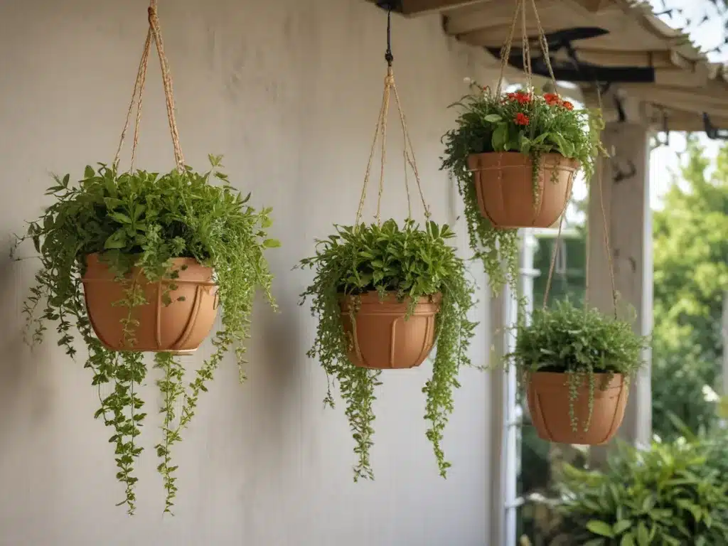 Jazz Up Your Outdoor Space with Trendy Hanging Planters