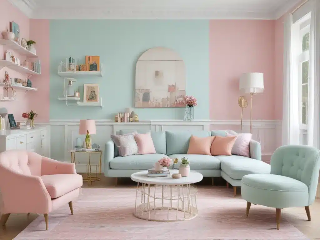Liven Up Your Space With Pops of Pastel Colors