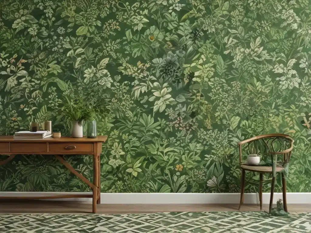 Lush Greens and Leafy Motifs to Embrace the Outdoors