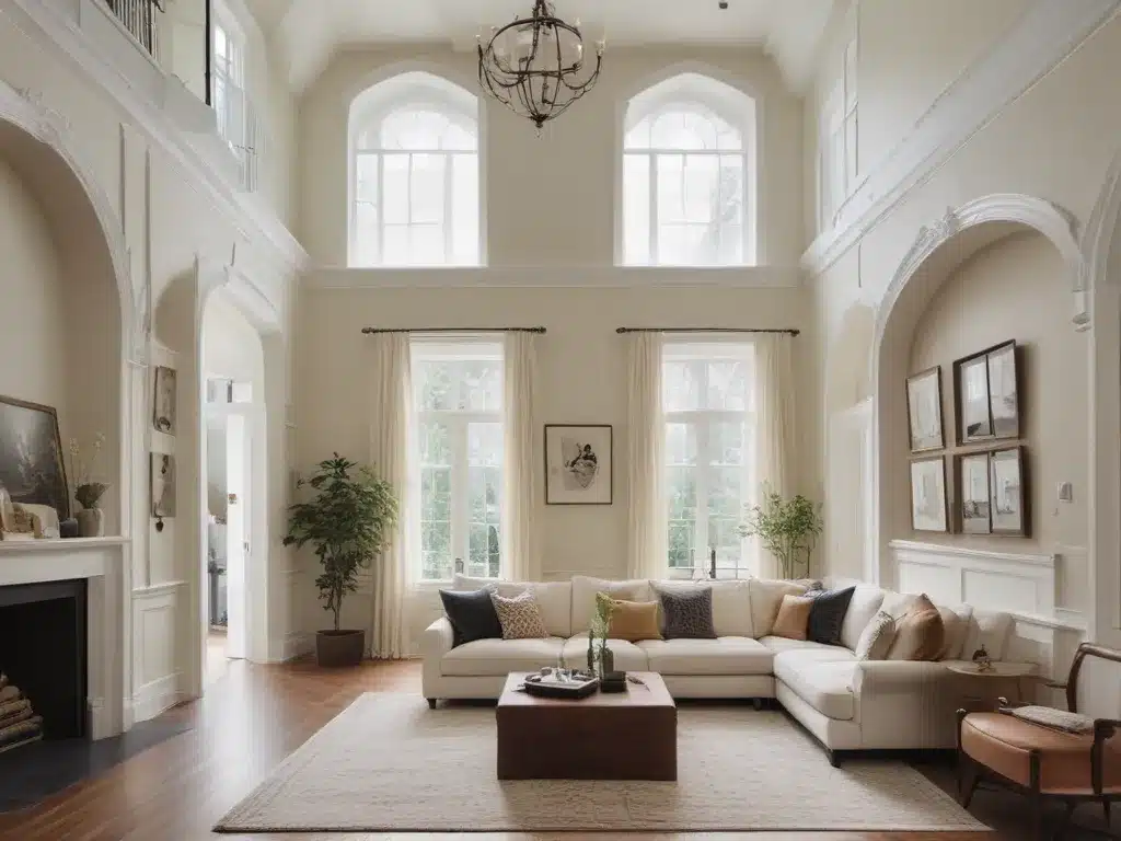 Make Even The Smallest Space Feel Grand With High Ceilings