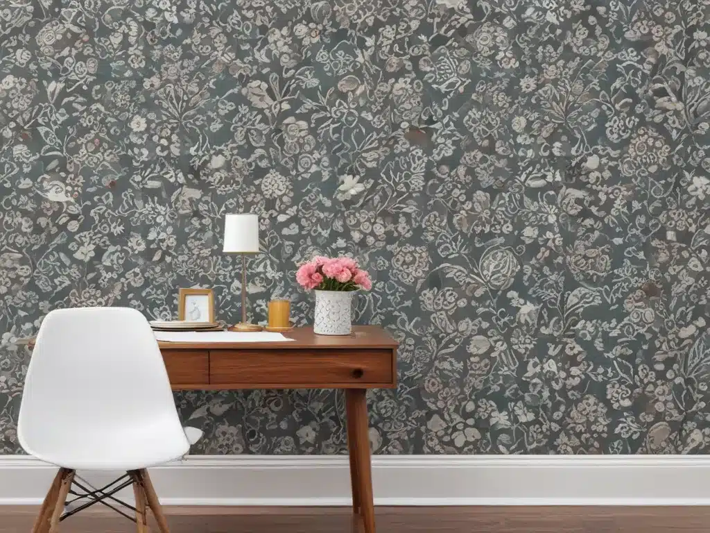 Make Temporary Changes With Removable Wallpaper