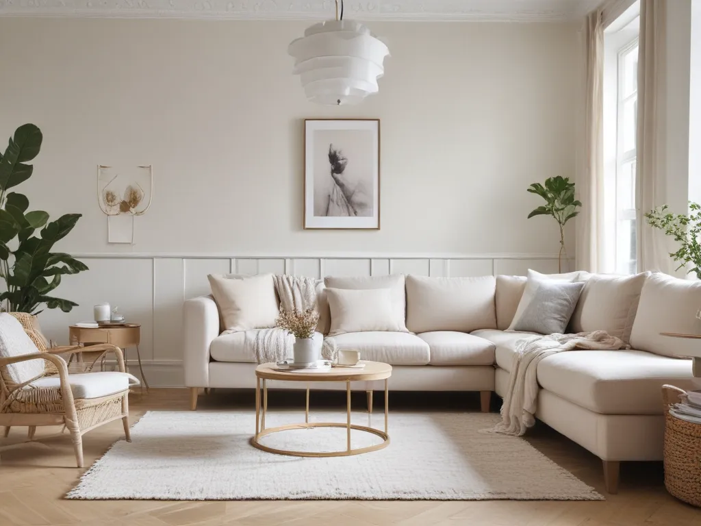 Make a Small Room Feel Airy With Light Furniture Pieces